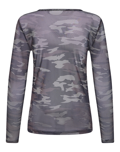 Fransa - FRDetana 1 Bluse - Camu Comb Hot Fudge 